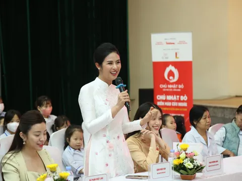 Hoa hậu Ngọc Hân chia sẻ “bí kíp” hiến máu thành công