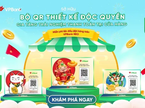 VPBank cá nhân hóa từng bộ QR trưng bày theo đặt hàng của chủ shop