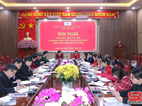 Sơn La: Tổng kết công tác hội và phong trào Chữ thập đỏ năm 2023, triển khai nhiệm vụ năm 2024