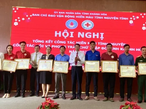 Tổng giá trị hoạt động nhân đạo Hội Chữ thập đỏ tỉnh Khánh Hòa đạt hơn 76,7 tỷ đồng