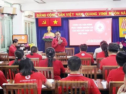 Tập huấn kỹ năng hoạt động tình nguyện viên Chữ thập đỏ
