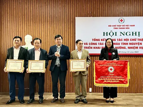 Thanh Hoá tổng kết công tác Chữ thập đỏ và hiến máu tình nguyện năm 2023