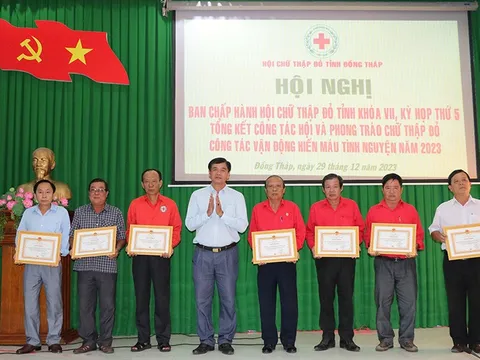 Đồng Tháp: Năm 2023 tổng trị giá các hoạt động nhân đạo đạt hơn 240 tỷ đồng