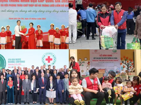 7 hoạt động nổi bật của Hội Chữ thập đỏ Việt Nam năm 2023