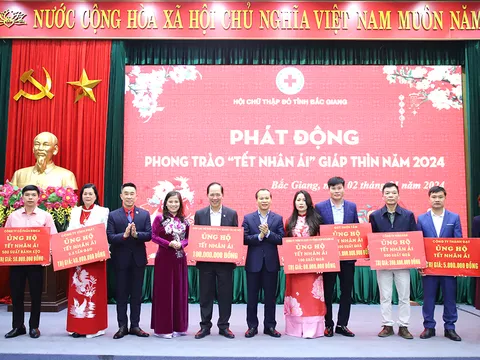 Hội Chữ thập đỏ tỉnh Bắc Giang: Tổng giá trị các hoạt động đạt gần 88 tỷ đồng năm 2023