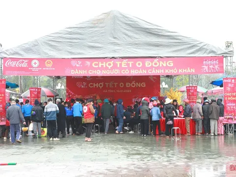 Người nghèo Hà Tĩnh sẽ được sắm tết tại “Phiên chợ 0 đồng”