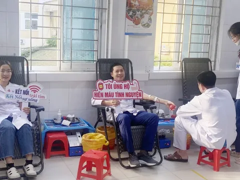 Chương trình hiến máu "Xuân yêu thương 2024": Vạn trái tim một tấm lòng