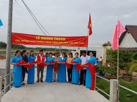 Phát huy vai trò của Hội Chữ thập đỏ trong công tác dân vận khéo xây dựng nông thôn mới