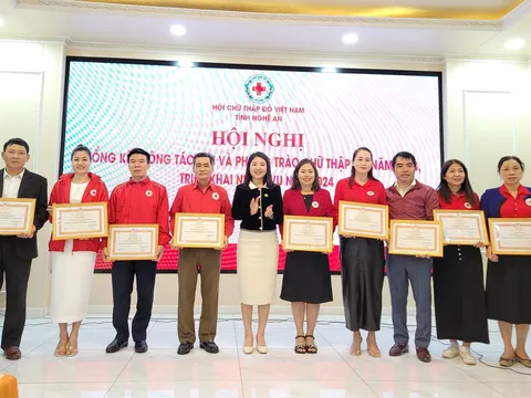 Hoạt động nhân đạo của các cấp Hội Chữ thập đỏ Nghệ An đạt gần 66 tỷ đồng