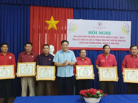 Hội Chữ thập đỏ Cà Mau nỗ lực thực hiện tốt các chính sách an sinh xã hội, đảm bảo cuộc sống của người dân