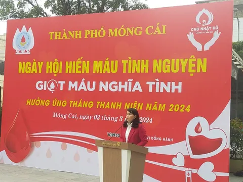 TP Móng Cái: Tiếp nhận 588 đơn vị máu tại “Ngày hội hiến máu tình nghĩa, Giọt máu nghĩa tình 2024"