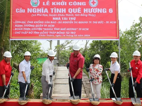 Khởi công xây dựng Cầu nghĩa tình quê hương