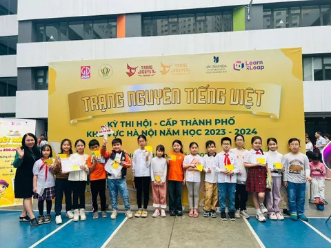 Học sinh Tiểu học quận Ba Đình đạt  thành tích đáng tự hào tại sân chơi Trạng nguyên Tiếng Việt 2023 - 2024