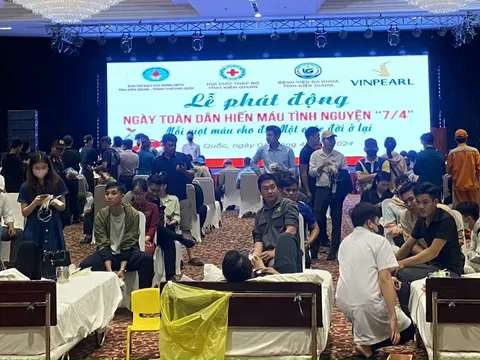 Kiên Giang tiếp nhận 659 đơn vị máu hưởng ứng “Ngày toàn dân hiến máu tình nguyện”