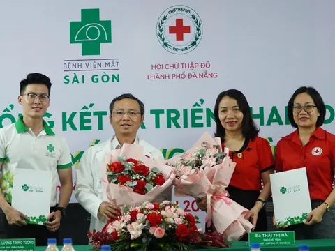 Hội Chữ thập đỏ Đà Nẵng ký kết chương trình phối hợp với Bệnh viện Mắt Sài Gòn – Sông Hàn