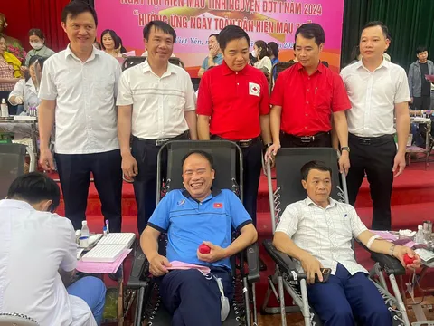 Sôi nổi các hoạt động hưởng ứng "Ngày toàn dân hiến máu tình nguyện"