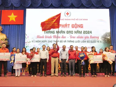 TP Hồ Chí Minh phát động Tháng Nhân đạo 2024