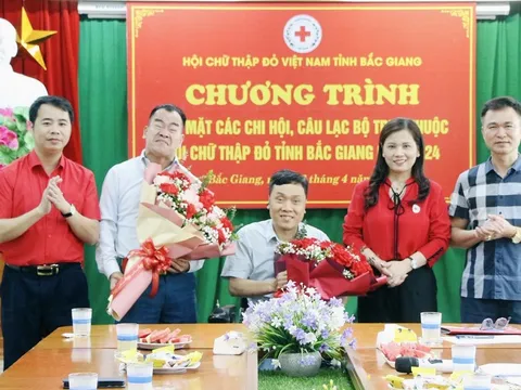 Hội Chữ thập đỏ Bắc Giang tổ chức gặp mặt chi hội, câu lạc bộ trực thuộc tỉnh Hội