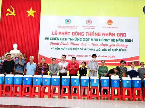 Hơn 45 tỷ đồng ủng hộ Tháng Nhân đạo tại tỉnh Kiên Giang