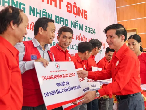 Quảng Ngãi phát động “Tháng Nhân đạo” năm 2024
