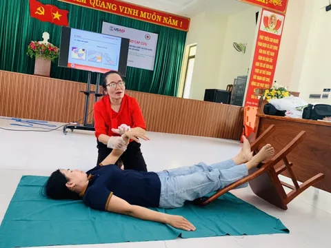 Nâng cao kỹ năng sơ cấp cứu, góp phần giảm thiểu thương vong do tai nạn gây ra