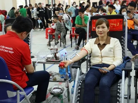 Lan tỏa phong trào hiến máu tình nguyện trong công nhân
