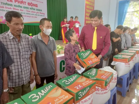 Phát động "Tháng Nhân đạo" năm 2024 tại tỉnh Đồng Tháp