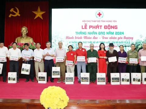 Hơn 6 tỷ đồng ủng hộ Tháng Nhân đạo năm 2024 tại tỉnh Hưng Yên
