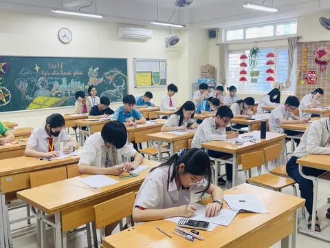 Hơn 1600 học sinh Ba Đình dự thi Olympic cấp quận