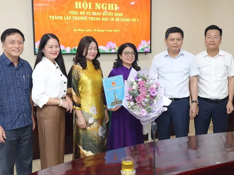 Hà Nội công bố thành lập trường THCS Giảng Võ 2