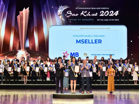 MB được vinh danh tại giải thưởng Sao Khuê 2024