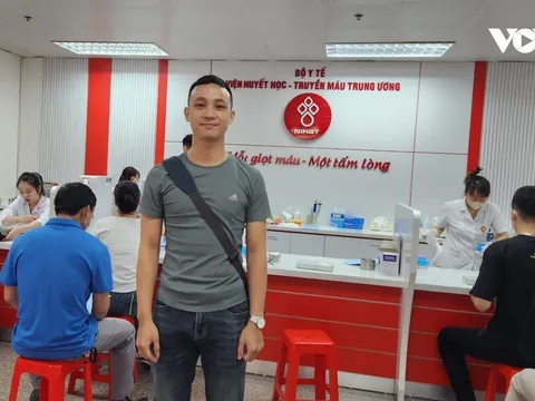 Chàng trai 125 lần hiến máu, hiến tiểu cầu