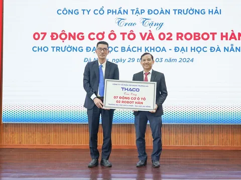 THACO tài trợ động cơ ô tô, thiết bị đào tạo cho các trường đại học