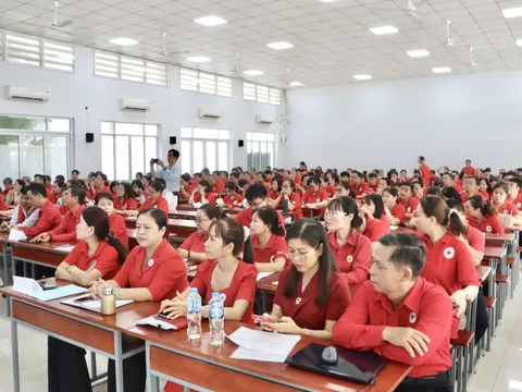 TP Hồ Chí Minh: Khai giảng lớp bồi dưỡng kiến thức, nghiệp vụ công tác Chữ thập đỏ