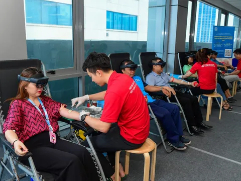 Công nghệ thực tế ảo tích hợp giúp người hiến máu giải tỏa lo âu