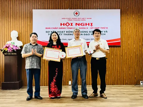 Thanh Hóa: Hội Chữ thập đỏ sơ kết hoạt động 6 tháng đầu năm và triển khai công tác vận động hiến mô, bộ phận cơ thể người