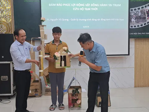 Nâng cao năng lực phòng ngừa và ứng phó thiên tai đối với động vật đồng hành ở Việt Nam