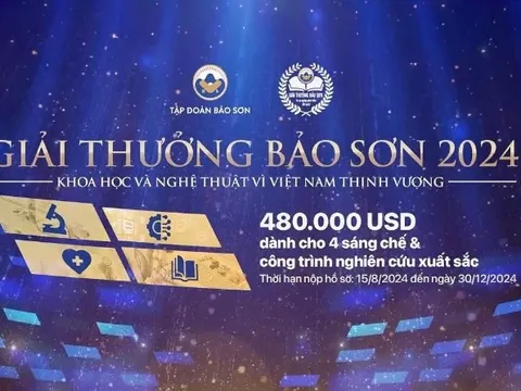 Khởi động giải thưởng Bảo Sơn 2024, tôn vinh các công trình khoa học