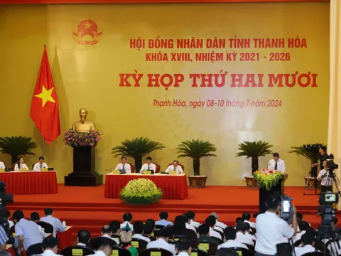 Thanh Hóa: Khai mạc kỳ họp thứ 20, HĐND tỉnh Thanh Hóa khóa XVIII