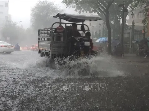 Các tỉnh Trung Trung Bộ và Tây Nguyên có mưa to, có nơi mưa rất to