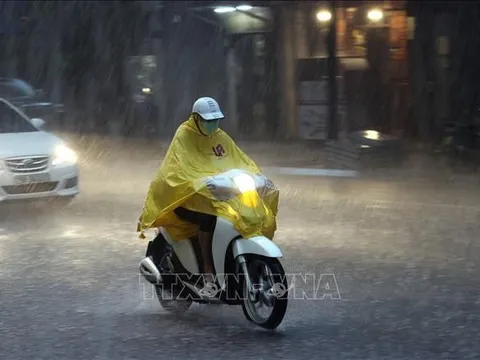 Mưa dông có xu hướng gia tăng ở Bắc Bộ vào chiều tối và đêm