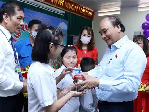 Chủ tịch nước Nguyễn Xuân Phúc: Tạo môi trường sống an toàn, lành mạnh và thân thiện cho trẻ em