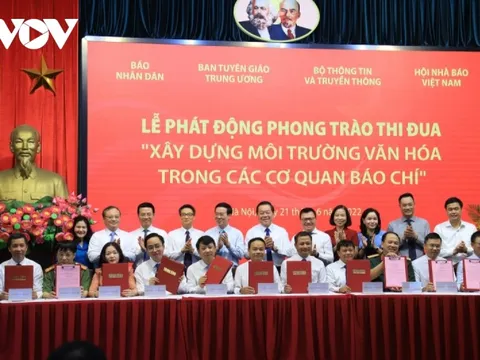Phát động phong trào thi đua “Xây dựng môi trường văn hóa trong cơ quan báo chí"
