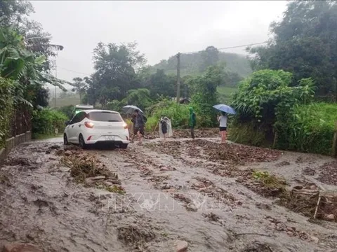 Đề phòng lũ quét, sạt lở đất, ngập úng tại các tỉnh vùng núi Bắc Bộ