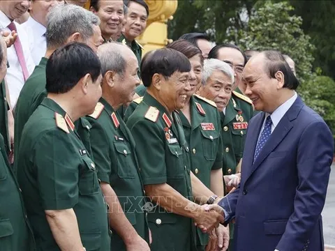 Chủ tịch nước tiếp đại biểu cựu chiến binh Mặt trận Vị Xuyên - Hà Tuyên