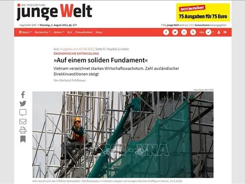 Báo Đức: Việt Nam phát triển trên nền tảng vững chắc
