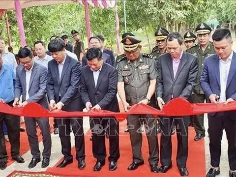 Khánh thành Nhà thờ và lưu giữ hài cốt liệt sĩ quân tình nguyện Việt Nam tại Campuchia