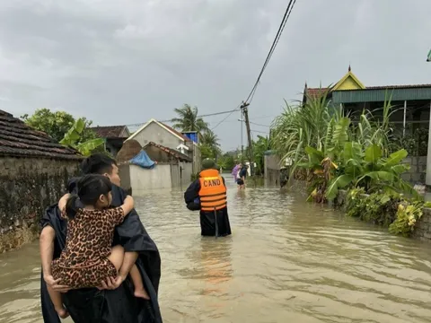 Ngập cục bộ nhiều nơi ở Bắc Trung bộ