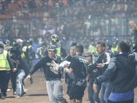Vụ bạo loạn sân cỏ ở Indonesia: Xử lý hàng loạt cảnh sát địa phương