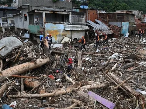 Venezuela: Ít nhất 37 người thiệt mạng do các vụ lở đất sau mưa lớn